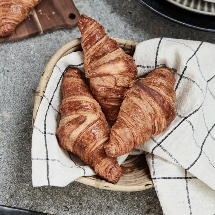 House Doctor - Kegelvormige opbergmand, L 20 x H 6 cm, rotan