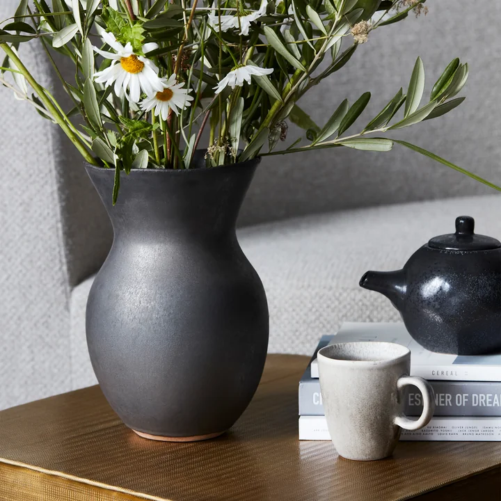 House Doctor - Corp Vaas, H 27 cm, zwart