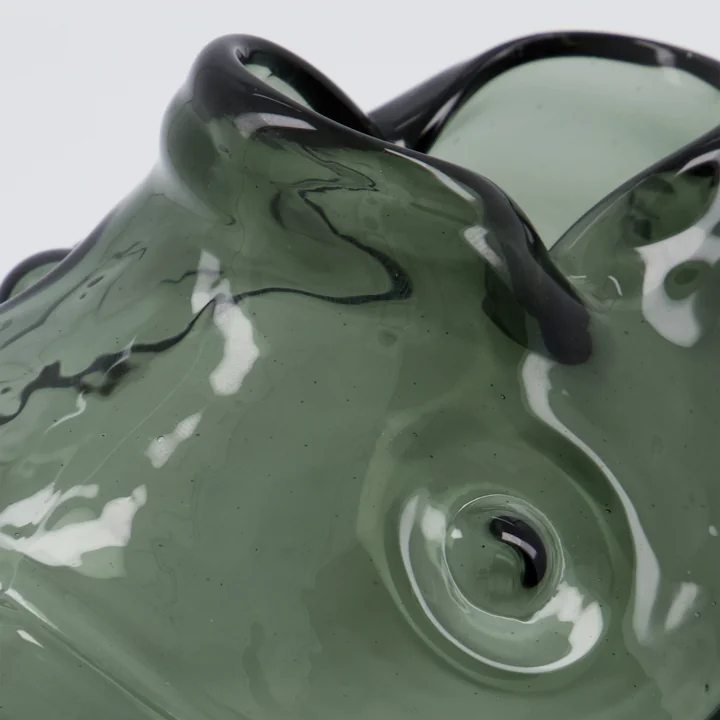 House Doctor - Visvaas, h 17,5 cm, gerookt grijs