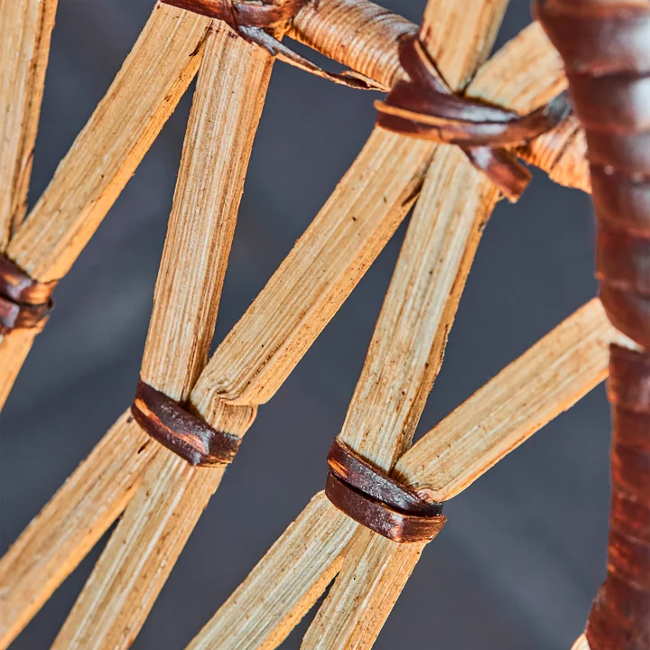 House Doctor - Flow Loungestoel, rotan naturel