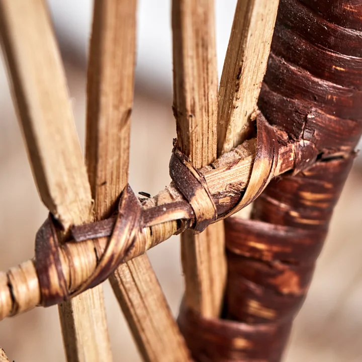 House Doctor - Flow Loungestoel, rotan naturel