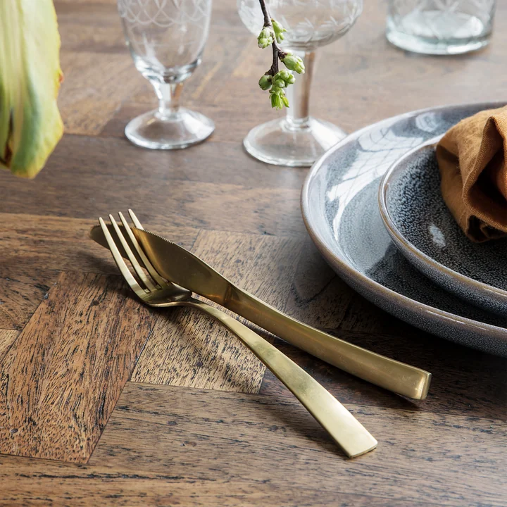 House Doctor - Gouden bestekset, goudkleurig