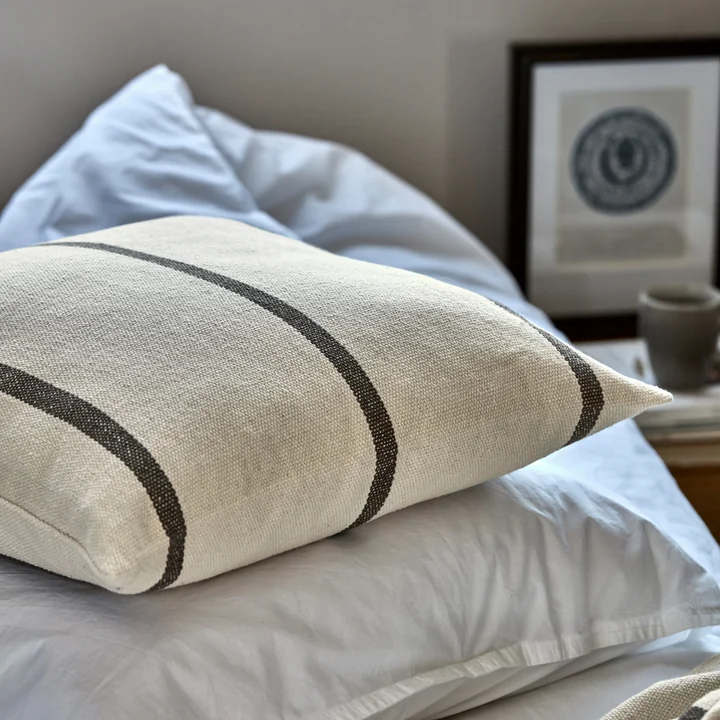 House Doctor - Nula kussenhoes, 50 x 50 cm, donkerbruin