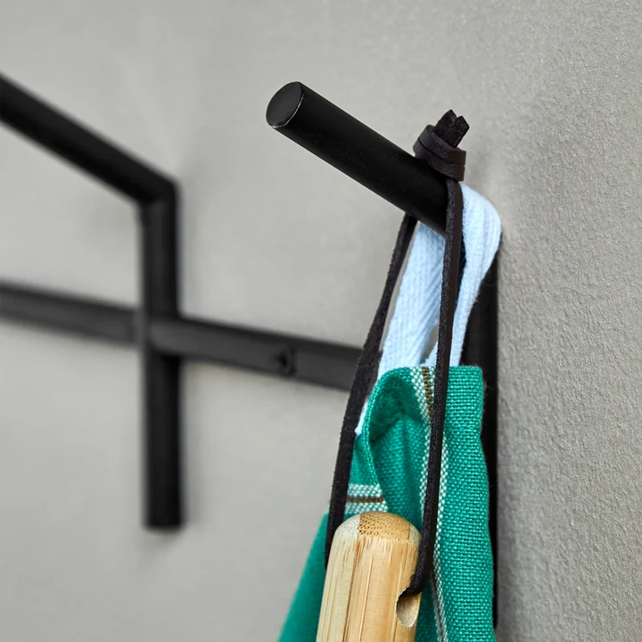 House Doctor - Paro wandhaak, zwart