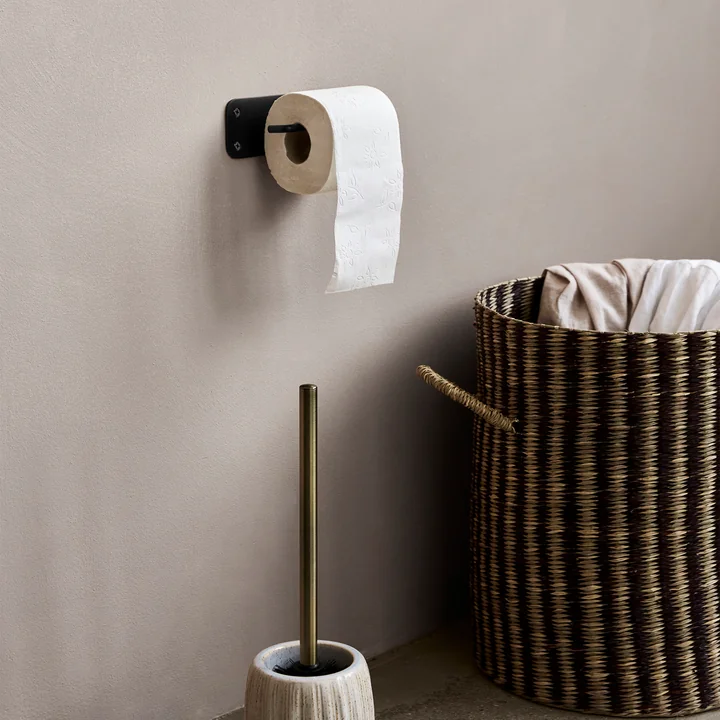 House Doctor Pati - Toiletrolhouder, zwart