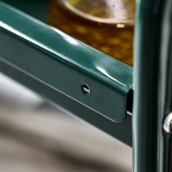 House Doctor - Serveerwagen op rol, donkergroen