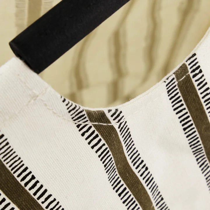 House Doctor - Vibes wasmand, L 40 x H 60 cm, lichtbruin