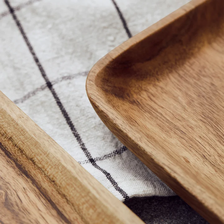 House Doctor - Houten dienblad, acacia