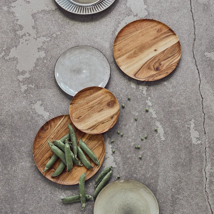 House Doctor - Houten dienblad, acacia