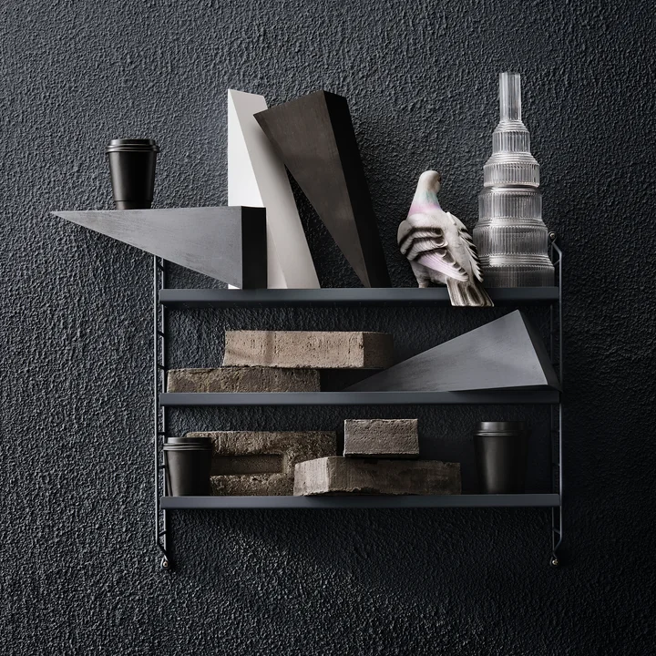 Pocket String - Metaal, grijs