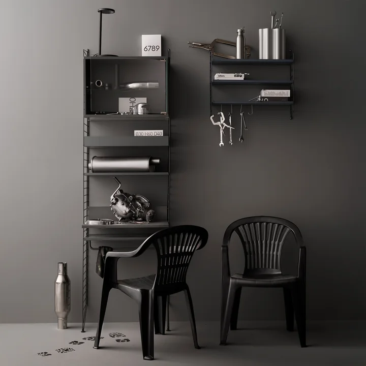 String - Nieuwe kleur, donkergrijs