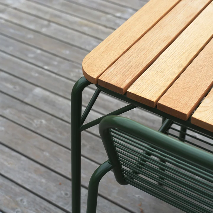 Normann Copenhagen - Vig tafel, donkergroen / robinia