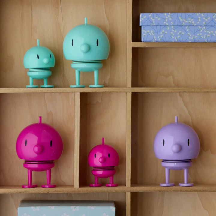 Medium en Small Bumble , lavendel, munt en pink van Hoptimist