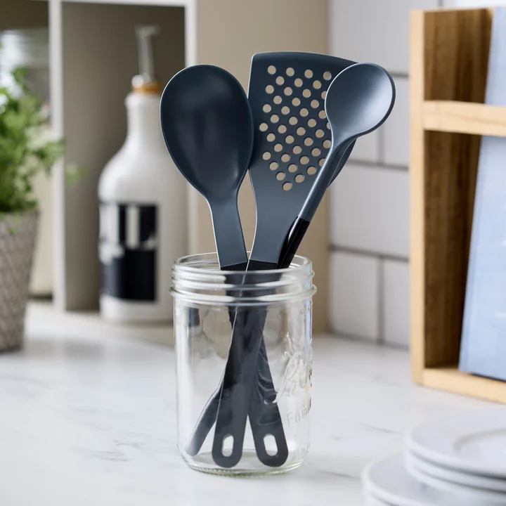 Rosti New Optima - Keukenspullen set 1, zwart (3 stuks)