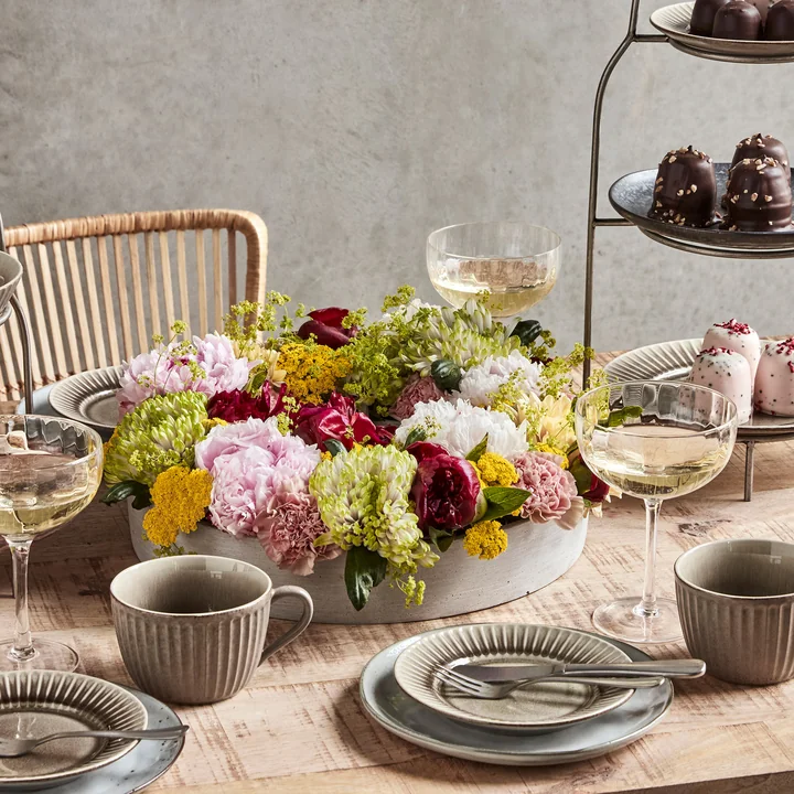 The Ring Kandelaar van House Doctor in de kleur grijs