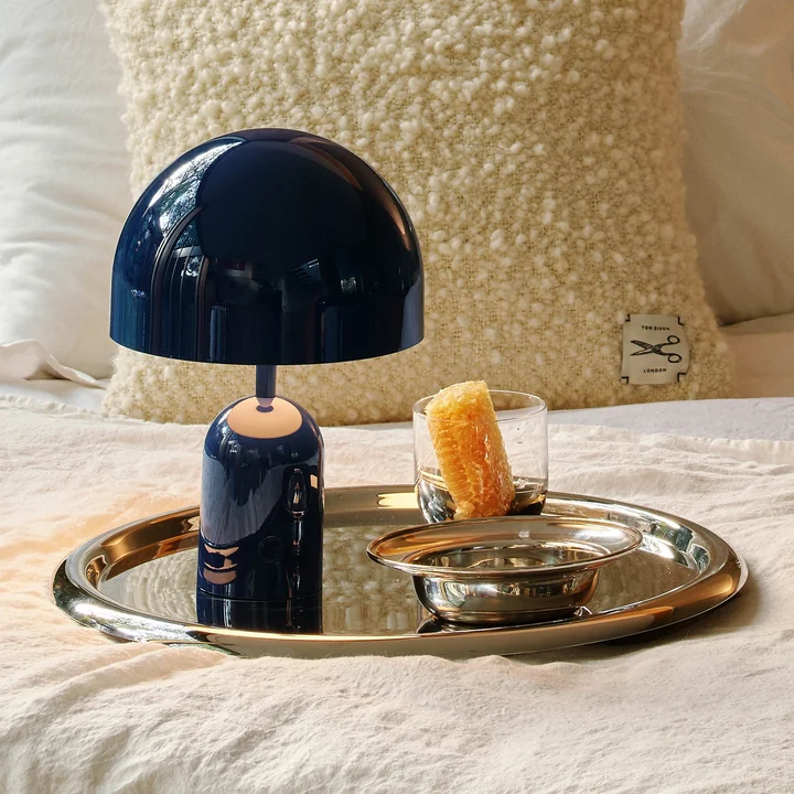 Tom Dixon - Bell LED tafellamp met oplaadbare batterij, indigo