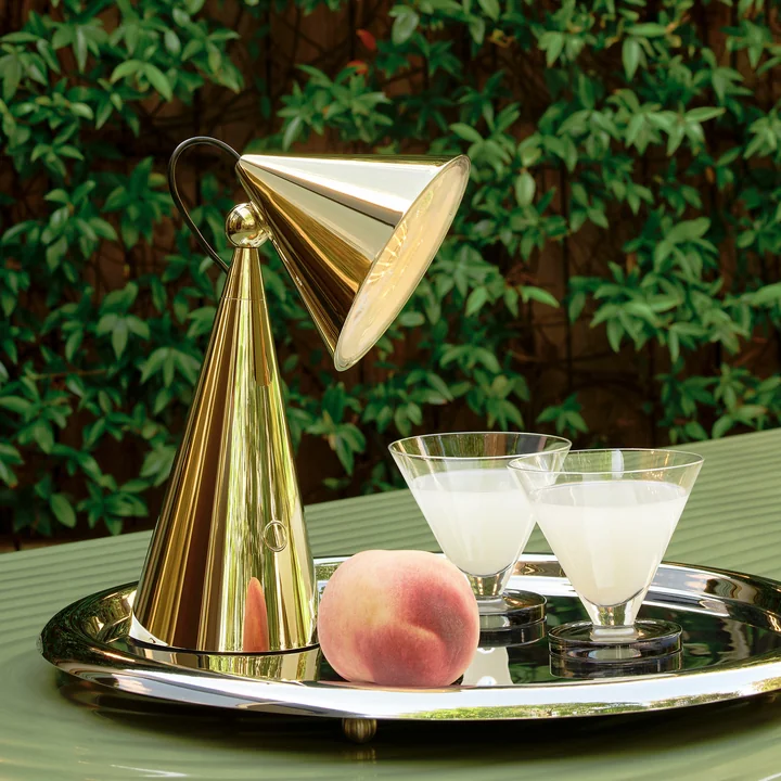 Tom Dixon - Pose LED tafellamp met oplaadbare batterij, goud