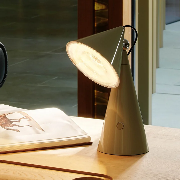 Tom Dixon - Pose LED tafellamp met oplaadbare batterij, stopverf