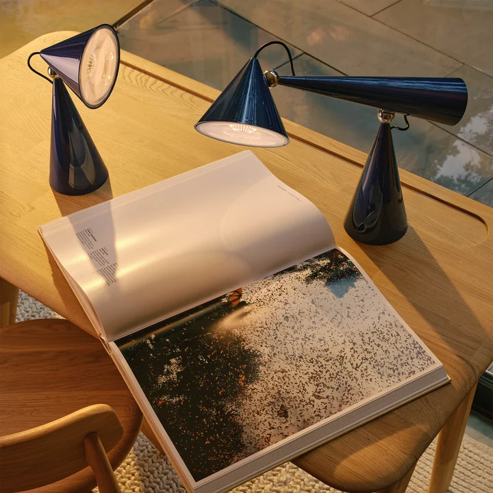 Tom Dixon - Pose Task LED tafellampen en LED tafellampen, indigo