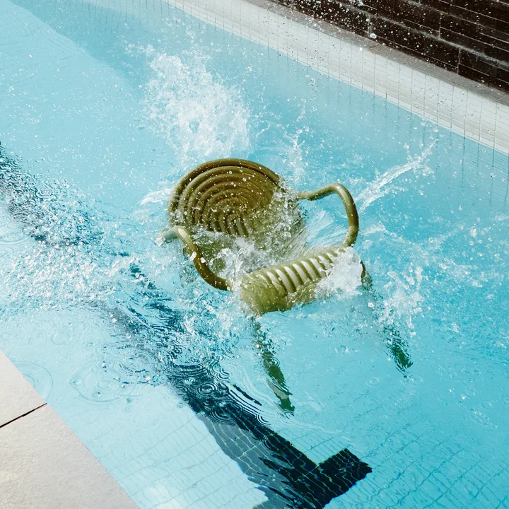 Tom Dixon - Groove Tuinstoel, mosgroen