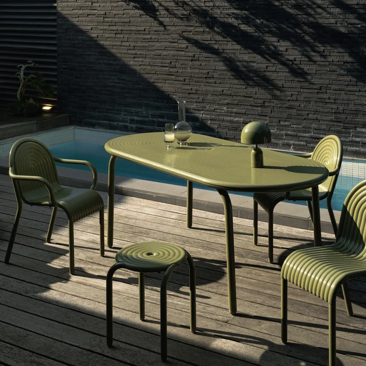 Tom Dixon - Groove Tuinmeubelen, moo green