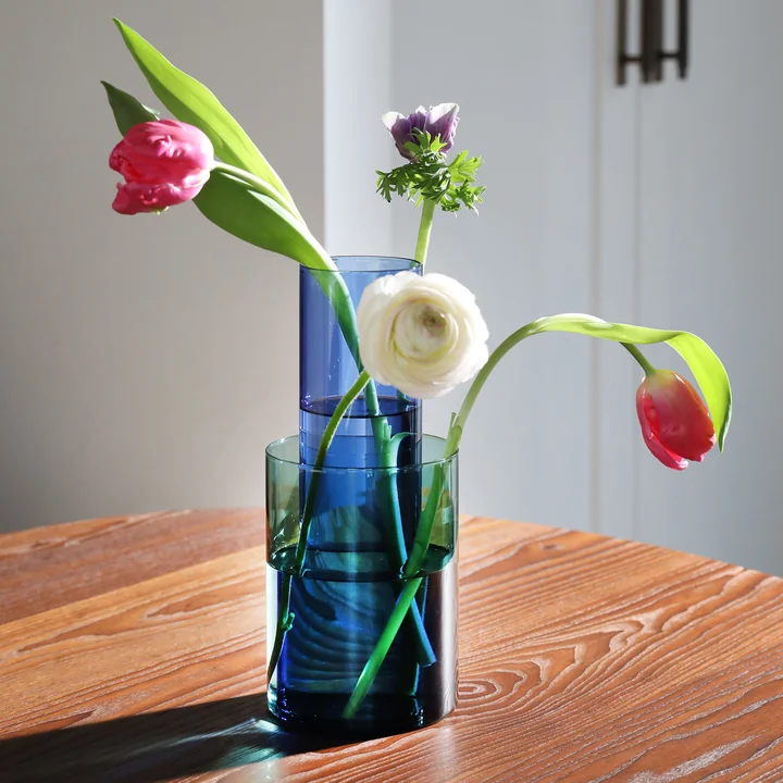 & klevering Amphi - Vaas klein, groen (set van 2)