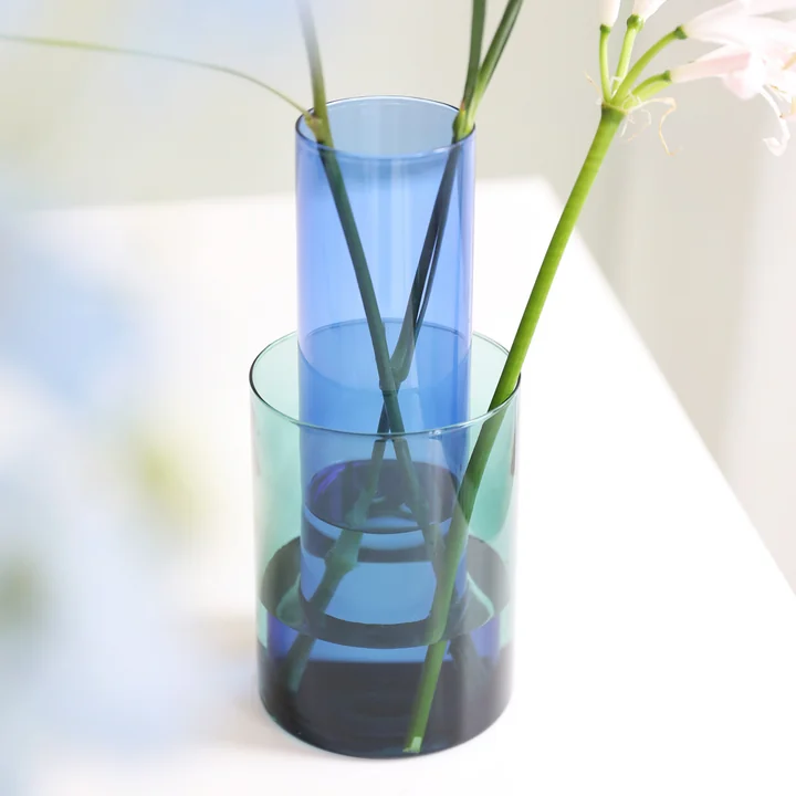 & klevering Amphi - Vaas klein, groen (set van 2)