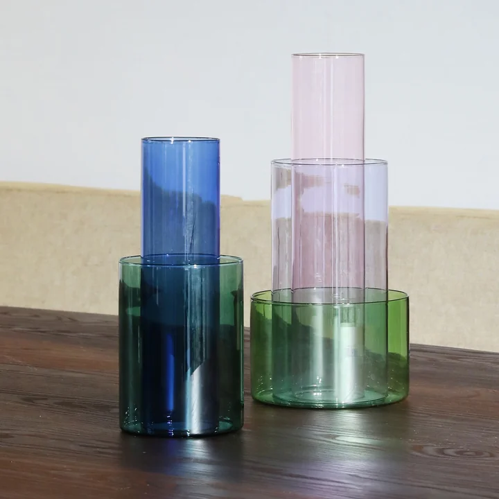 & klevering Amphi - Vaas klein en groot, groen