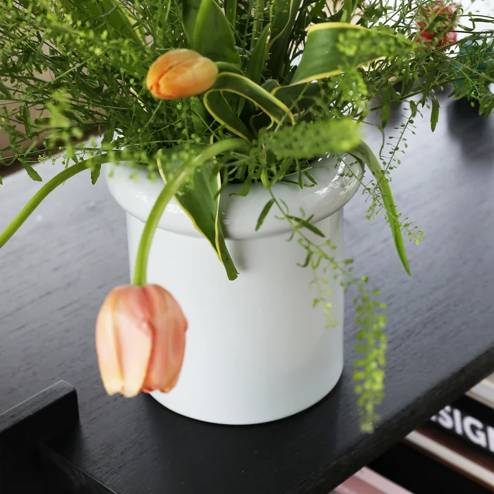 & klevering - Tulbandvaas 21,5 x Ø 20 cm, nevel