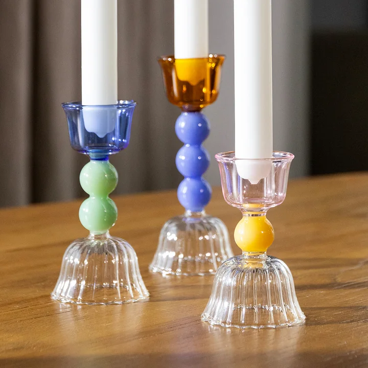 & klevering - Parel kandelaar