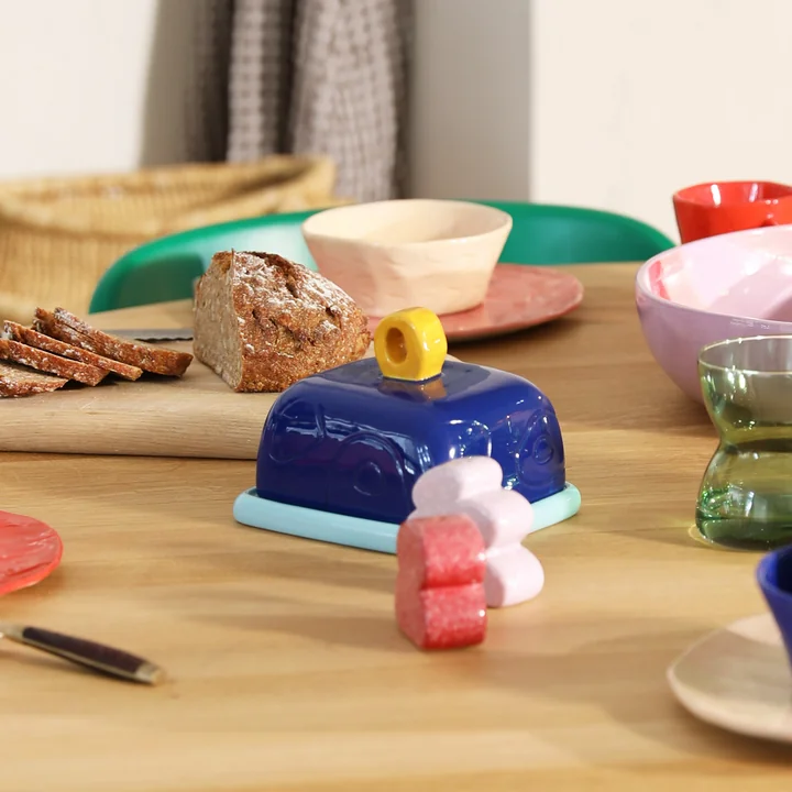 & klevering - Sketch botervlootje, blauw