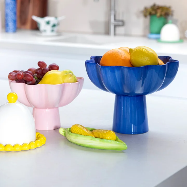 & klevering Sun - Kom, roze en blauw