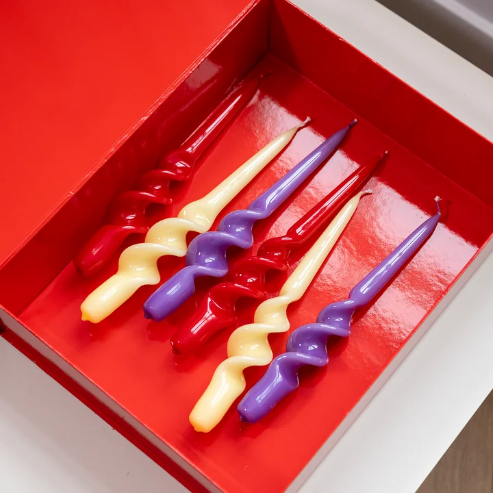 & klevering Alpha - Staafkaarsen, zonsondergang (set van 3)