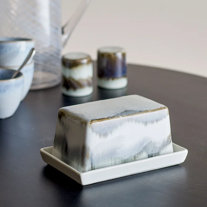 Bloomingville - Paula botervlootje, grijs / veelkleurig