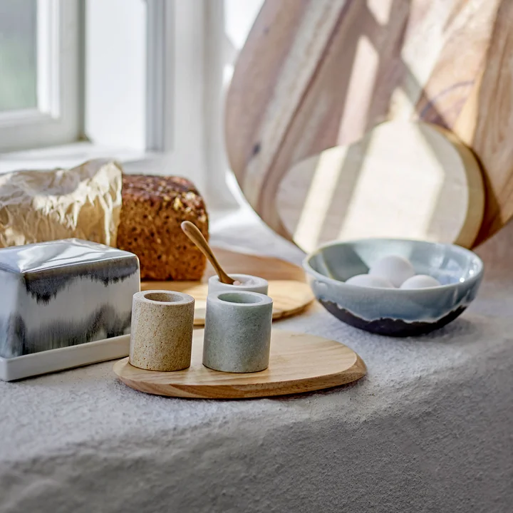 Bloomingville - Paula botervlootje, grijs / veelkleurig