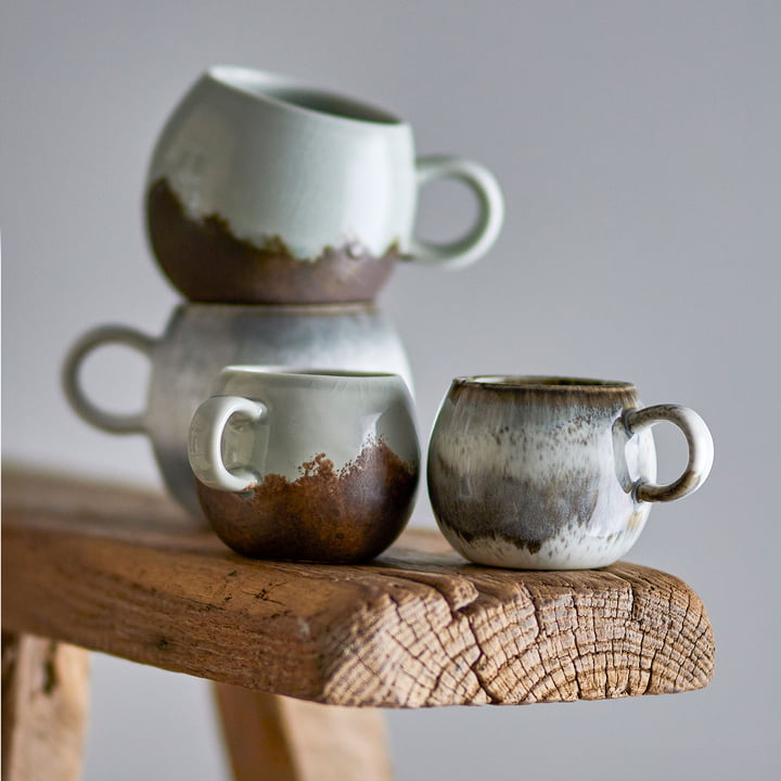 Bloomingville - Paula espressokopje, Ø 7 x 6 cm, grijs