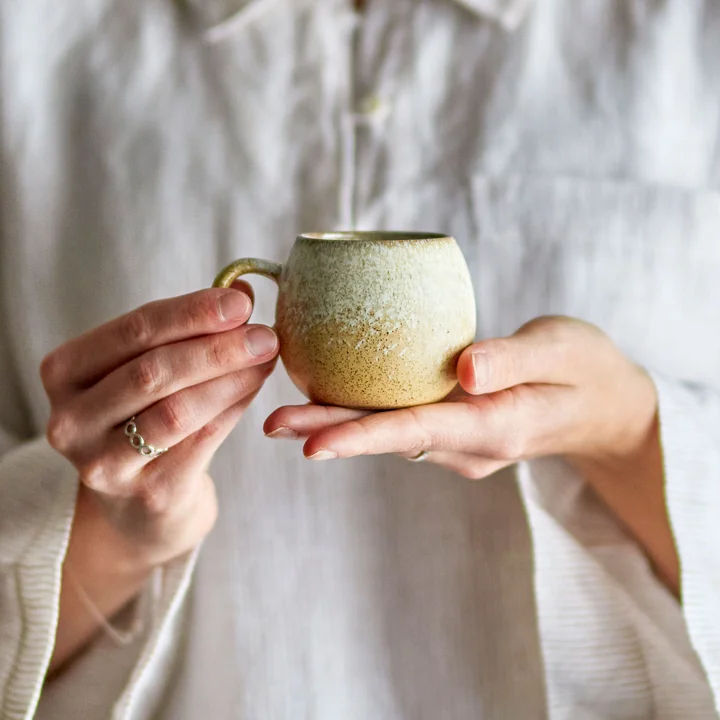 Bloomingville - Paula espressokopje, Ø 7 x 6 cm, naturel