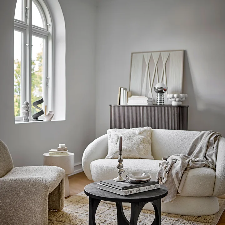 Spike tafellamp, zilver by Bloomingville