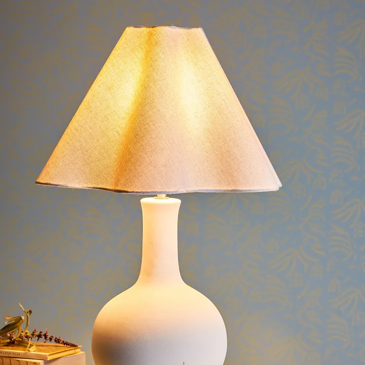 Tafellamp Heide, wit van Bloomingville