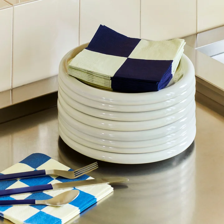 HAY Barro - Bord Ø 18 cm, gebroken wit