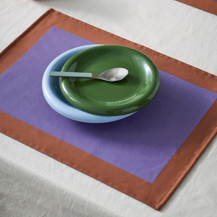 Ram HAY - Placemat, 31 x 43 cm, paars/bruin