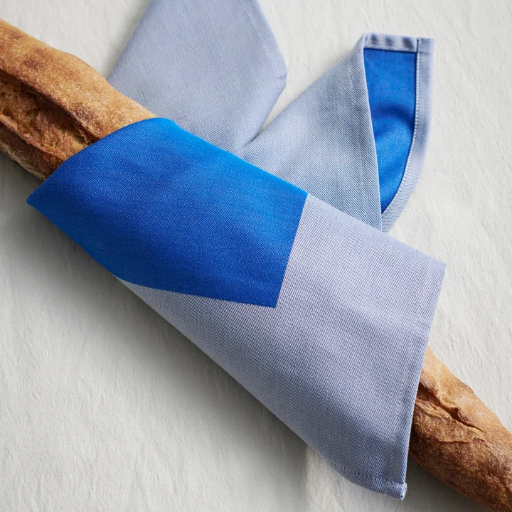 HAY Ram - Servet, 40 x 40 cm, blauw