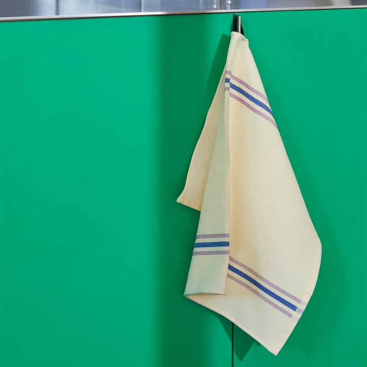 Canteen HAY - Theedoek, crème / blauw