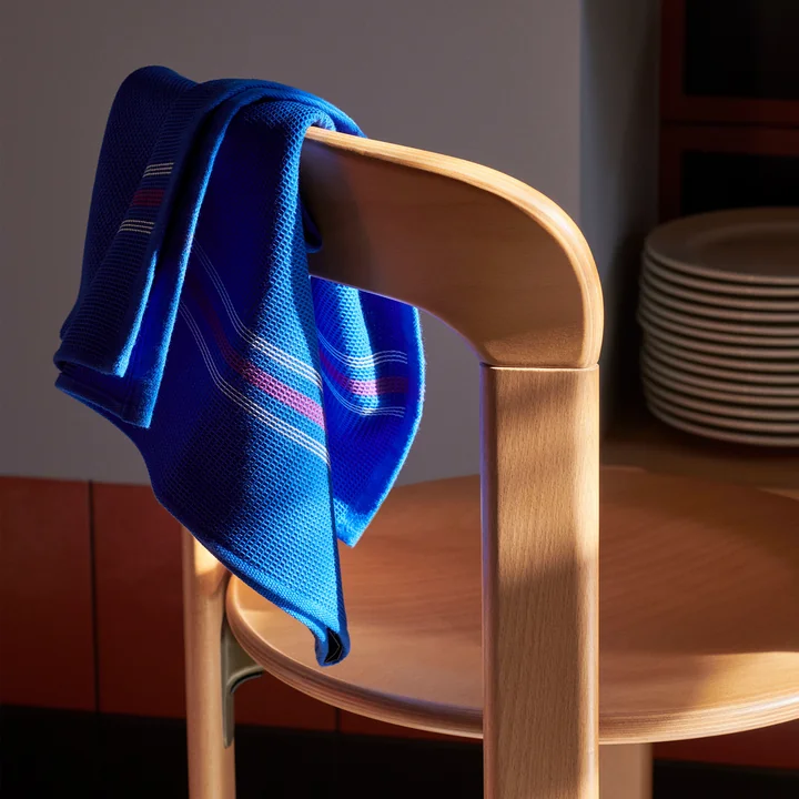 Canteen HAY - Theedoek, blauw / fuchsia