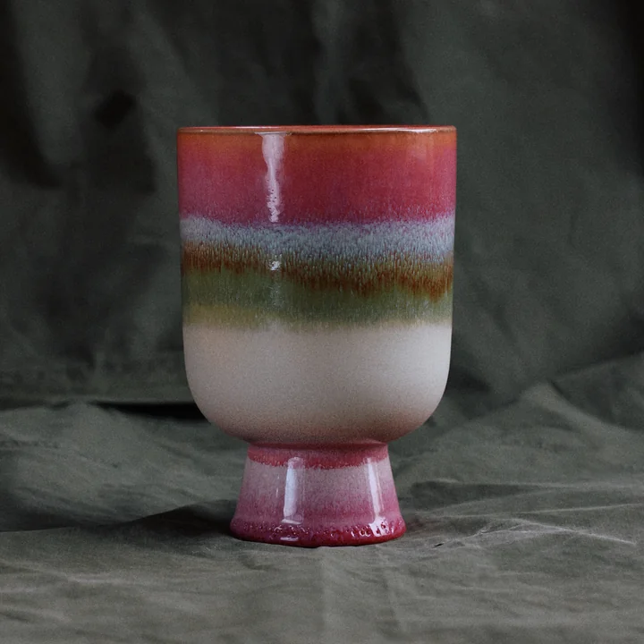 HKliving Retro - Bloempot Ø 13 cm, rozenveld