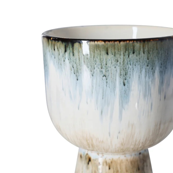 HKliving Retro - Bloempot Ø 16,5 cm, lagune