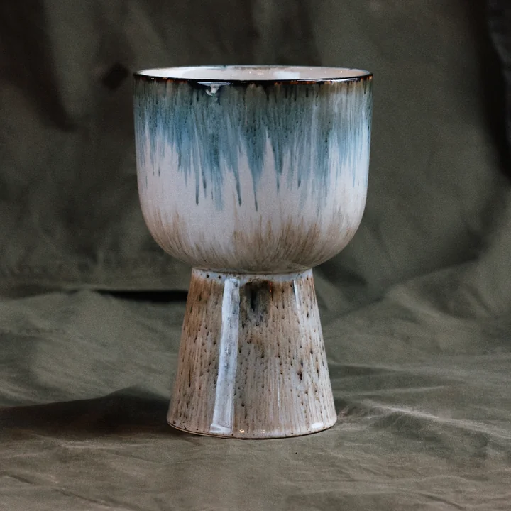HKliving Retro - Bloempot Ø 16,5 cm, lagune