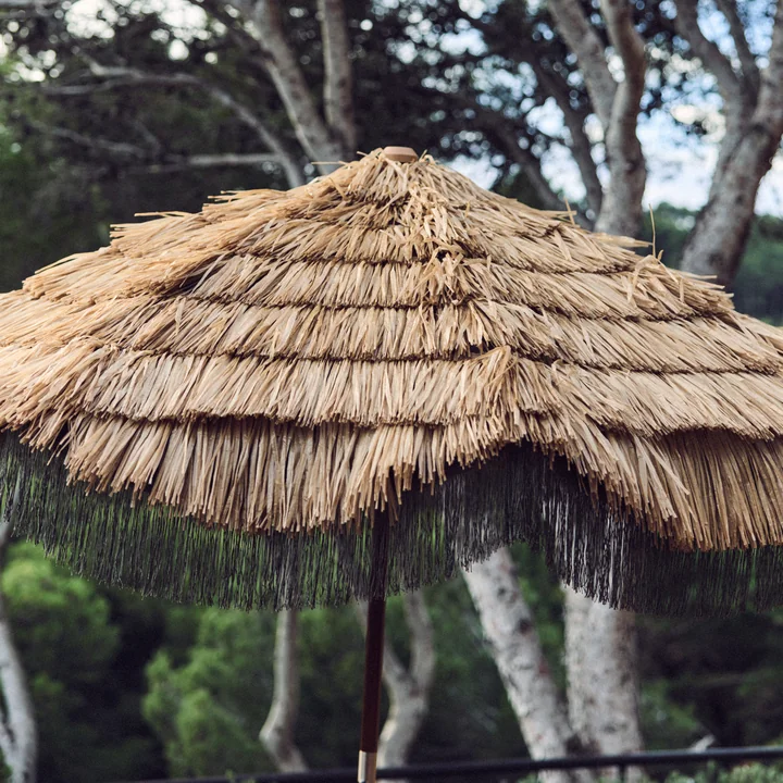 HKliving Serengeti - Parasol, Ø 192 cm, naturel