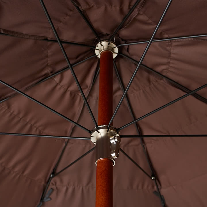 HKliving Serengeti - Parasol, Ø 192 cm, naturel