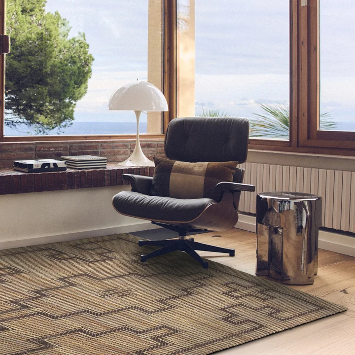 HKliving - Tuareg jute vloerkleed, 200 x 300 cm, bruin